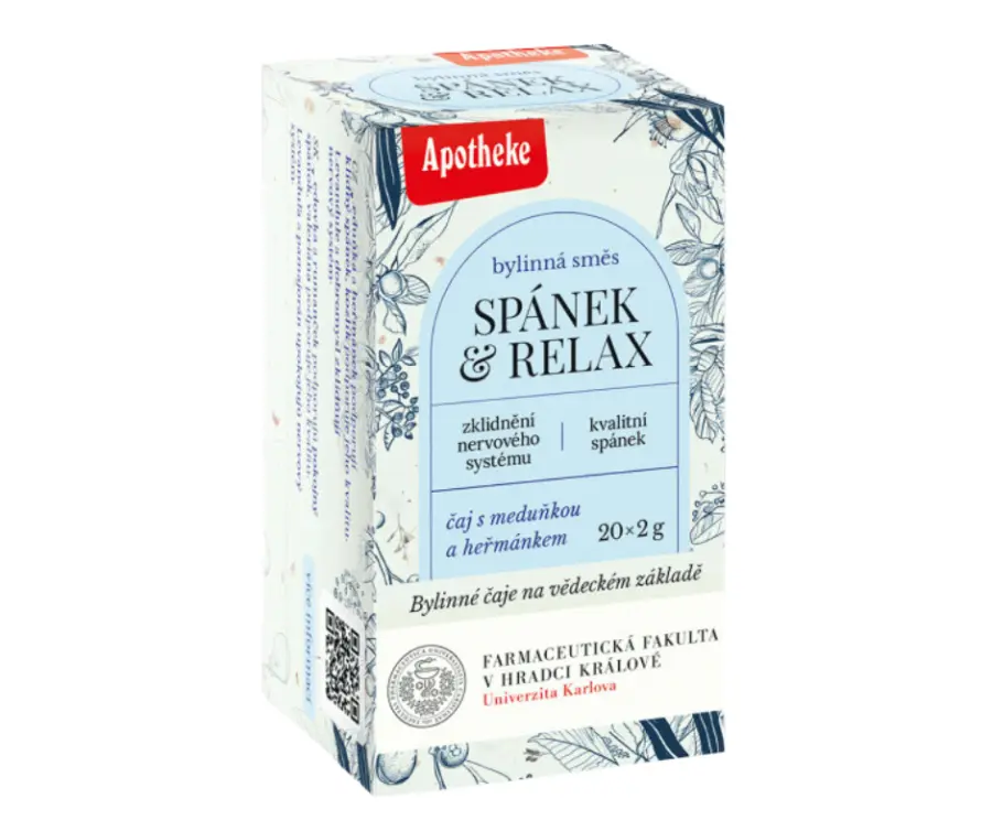 14209-apotheke farmaceuticka fakulta univerzita karlova spanek&relax caj 20x2g